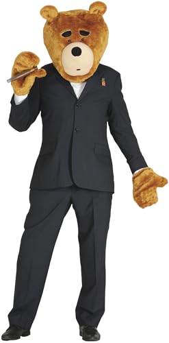 FIESTAS GUIRCA Déguisement Ours Costume Adulte Unisexe L
