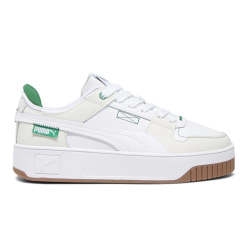 PUMA Womens Carina Street VTG Lace Up Sneakers Shoes Casual - White