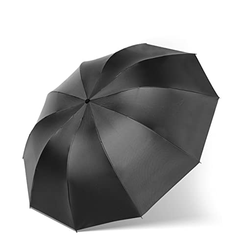 ZHANGWW ZWF Store 130cm Große Klappregenschirm 10k Starke Winddichte Regen Regenschirme Kompatibel mit Männern Frauen Auto Big Riesige Business Outdoor Reise Parasol (Color : Black) Cover