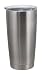 The Boss aislado al aspiradora viaje de acero inoxidable Tumbler, Plateado