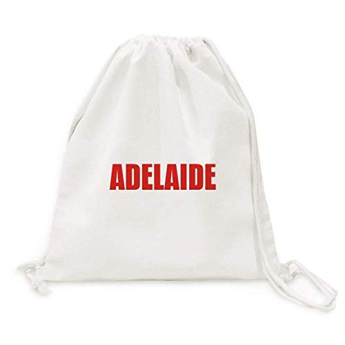 Sac de voyage toile cordon Adelaide Australie rouge grand format
