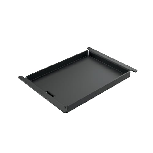Ninja FlexFlame Upgrades Premium Half Griddle Professional-Grade Carbon Steel Griddle Plate with Grease Drain Rust-Resistant Combo Cook Even Heat Compatible with Ninja FlexFlame XSKHLFGRIDLE