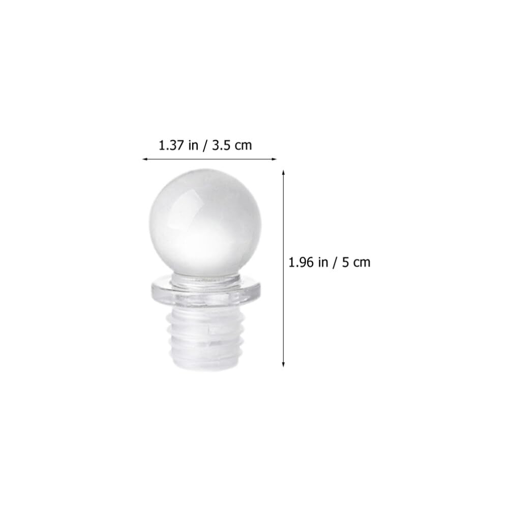 UPKOCH 24 Piezas Insertos De Enchufe Herméticos Botellas De Vino Claras Sellador De Vino Tapón Conveniente para Vino Sellador De Botellas De Vino Dispensador Vidrio Gel De Sílice