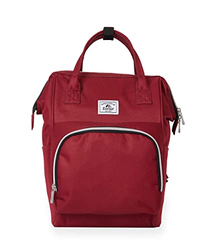 Everest unisex adults Friendly Mini Handbag Fashion Backpack, Burgundy, One Size US2