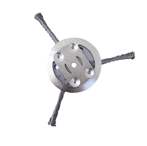 AGSWE Steel Wire Grass Trimmer Head,2025 New String Trimmer Replacement Head, 6 Inches Universal Steel Wire Weed Trimmer Head ，for Electric & Cordless String Trimmers, Fits Most Weed Eaters(3 Blade)