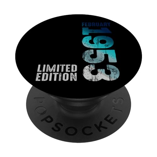 Febrero 1953 Año 1953 Retro 1953 Vintage Edición Limitada PopSockets PopGrip Intercambiable