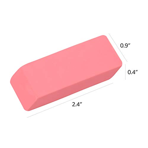 Amazon Basics Pink Eraser, 12 Count #TOP3