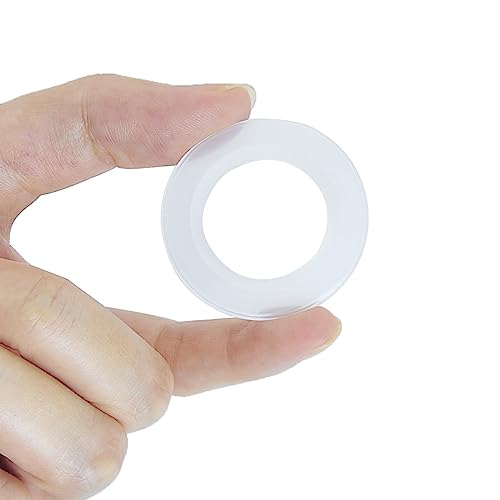 Qrity 4 Pcs O-Rings Gasket 23mm, Sink Plug Seal, Lip Bath Plug, Washer Basin Sealing Ring, Bathtub Plug Gasket - Image 3
