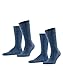 Produktbild FALKE Herren Socken Swing 2-Pack, Baumwolle, 2 Paar, Blau (Navyblue M 6490), 39-42