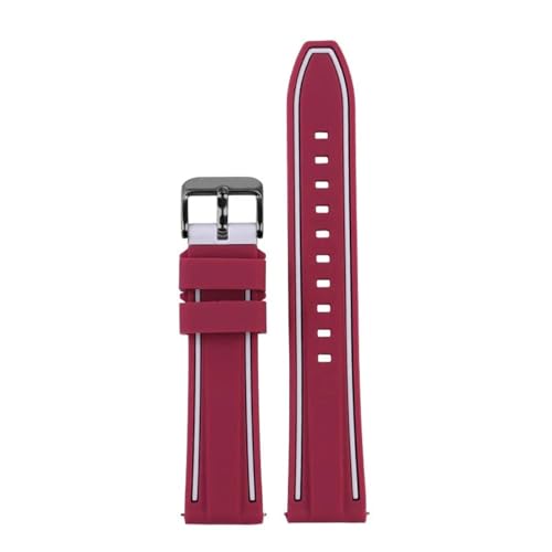 Bracelet silicone sport pour Omega x Swatch Moonswatch et montre connectée 20mm