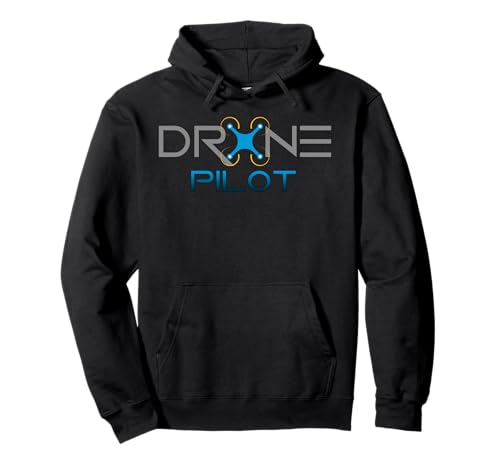 Drone Shirt Operator Aircraft Pro Expert Pilot Uomini Donne Felpa con Cappuccio