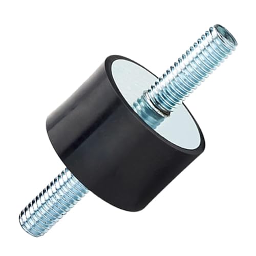 Amortisseur caoutchouc double filetage M10 plot antivibratoire 40x40 mm pour machine
