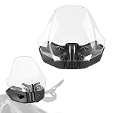 3' Adjustable Clear Sport Windshield for Can-Am Ryker 600/900/ Rally Edition (2019-2025) & Sport Edition...