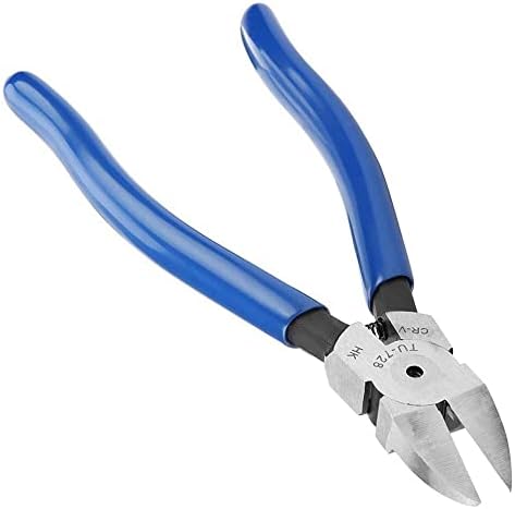 1Pcs 8inch Blue Diagonal Flush Wire Cutting Pliers Precision Side Cutters Pliers Ideal for Clean Cut and Precision Cutting Needs
