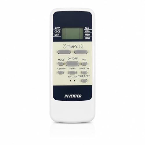 Image of Remote Compatible for Hitachi AC Remote Control Model RAW318KUD 137B Suitable for Window 1.5 Ton Air Conditioner 3 Star remotes - Match Keys Exactly to Replicate Genuine Remote Function