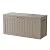 TARKARI 80 Gallon Lockable Resin Deck Box, Waterproof & UV-Resistant Outdoor Storage Box for Outdoor Cushion Storage and Outdoor Delivery Storage, Coffee