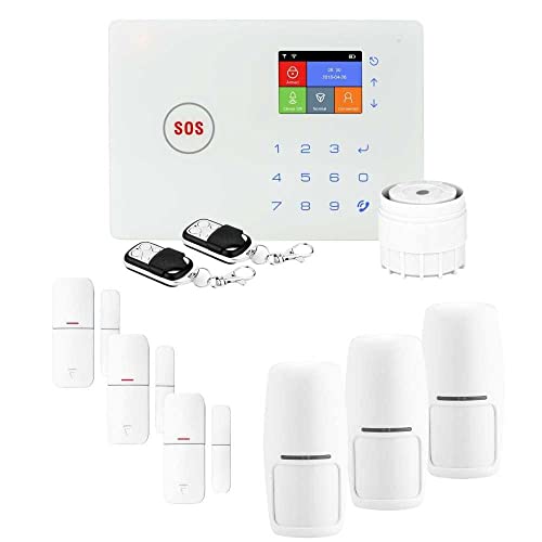 LIFEBOX - Kabelloser Alarmanlage – 2 mal mehr Sicherheit WLAN und GSM Amazone – Skalierbarer Alarm, ohne Abonnement und verbunden – Sichern Sie Ihr Zuhause – Set 3