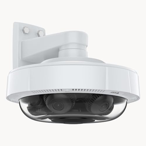 Image of Axis P3738-PLE Multisensor Panoramic Camera, 4x4K Video Resolution, Indoor and Outdoor Use, 32 MP, IR LED Motion Alert