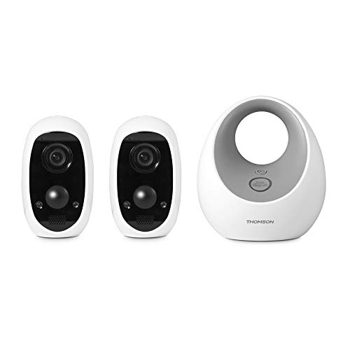 Thomson - Pack sécurité connectée sans fil - Full HD - LENS 300 - application Ezviz -