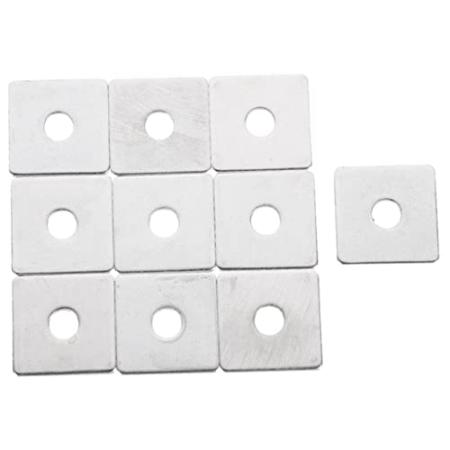 NAMOARLY Stainless Steel Square Washers 10pcs Square Flat Washers for Automotive Industrial Use