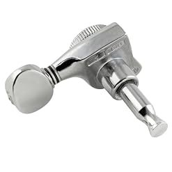 Musiclily Pro 6 en Ligne Ratio 18:1 Guitare Mécaniques Bloquante Locking Tuners Droitier Boutons Ovale Vintage pour Guitare électrique Style Strat Tele, Chrome - Les Beatles, Paul McCartney, John Lennon, RIngo Starr, George Harrison Musiclily Pro 6 en Ligne Ratio 18:1 Guitare Mécaniques Bloquante Locking Tuners Droitier Boutons Ovale Vintage pour Guitare électrique Style Strat Tele, Chrome – Image 6