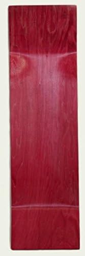 Prime Woodshop Mdcn – Uncut Blank Skateboard Deck – Blank Red