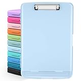 Sooez Clipboards with Storage, High Capacity Clip Boards 8.5x11 with Storage, Heavy Duty Nursing Clipboard Folder, Plastic Clipboard with Pen Holder for Women Teachers Work, School & Office Supplies