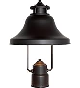 Designers Fountain 31336-BZ Bayport-DS Post Lanterns, Bronze , Brown 15.25in H