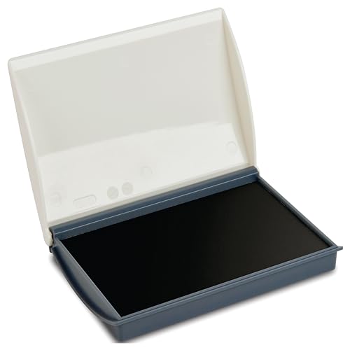 Image of Shiny SHI-40147 Small Rubber Stamp Pad, 2 3 /4 inch x 4 3 /8 inch, Black Ink