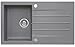 Produktbild AXIS KITCHEN Mojito 100 Küchenspüle Farbe Axis Moonlight Grey Grau Material Axigranit 50er Unterschrank Spülbecken Siphon, Exzenterbedienung, Ausschnittschablone
