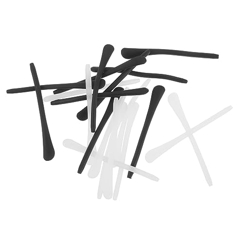 VILLCASE 10 Pack Anti-slip Glasses Holders Silicone Eyeglass Retainer Glasses Ear Grips Ears Pads for Eyewear Accessories Set