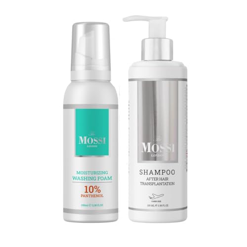 The Mossi London - Hair Loss Shampoo + Washing Foam - Travel Size - Hair Repair Set 100ml