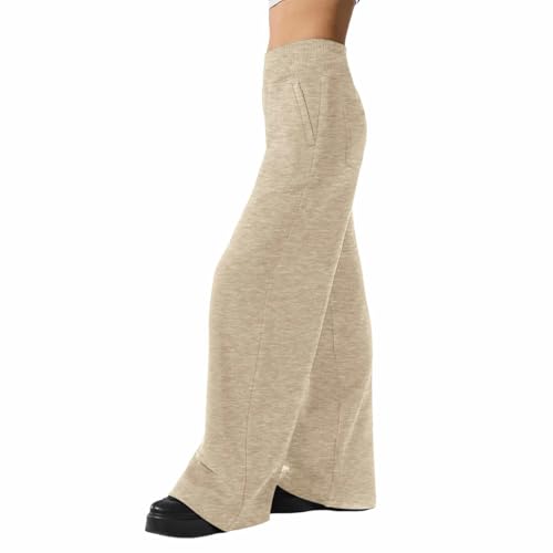 Girls Wide Leg Sweatpants Trendy Oversized Sweat Pants High Waist Baggy Joggers Lounge Pants Athletic Straight3