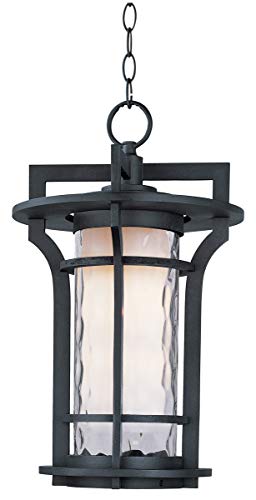 Maxim Oakville 1 Light Medium Outdoor Pendant Black Oxide