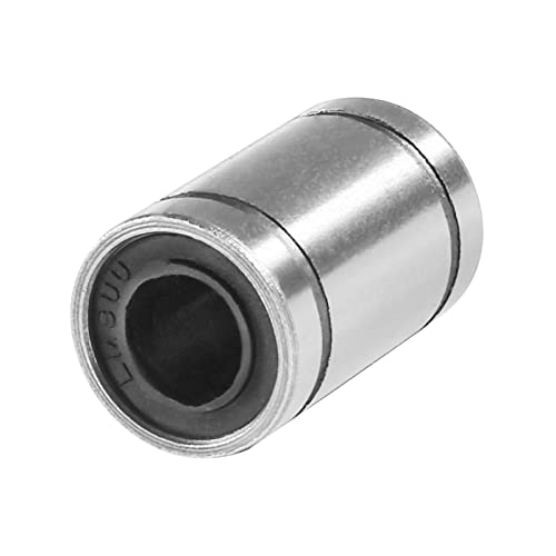 Qccan 12Pcs Lm8Uu Linear Ball Bearings, Linear Bushing With Double Side Rubber Seal Great For Cnc, 3D Printer #TOP1