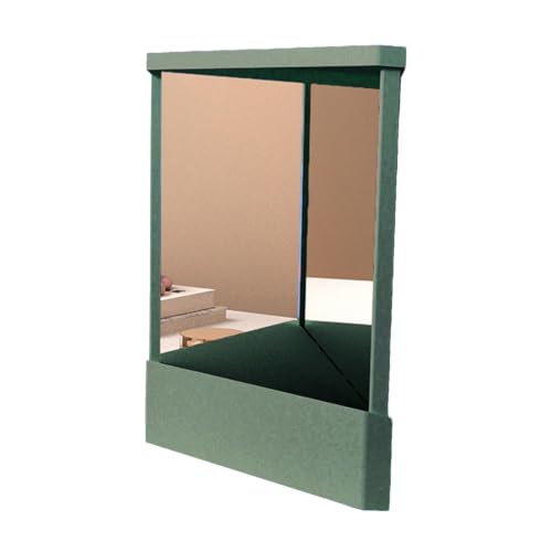 Espejo no inverso de mesa que ofrece una imagen real impecable 2