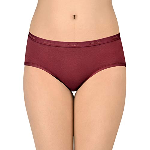 Image of Amante Solid Cotton Low Rise Hipster Panty Pack(Pack of 3)