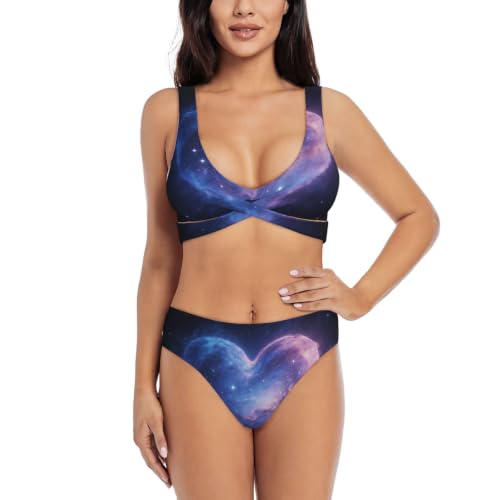 Maillot de bain deux pièces à coussinets amovibles pour sublimer le buste