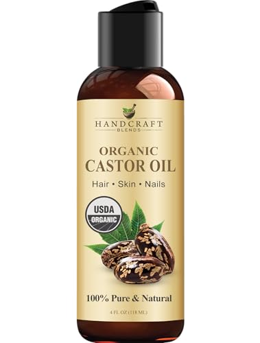 Handcraft Blends Organic Castor Oil 4 Fl Oz | 100%