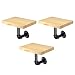 Navaris Set de 3X balda de Madera - Estanterías flotantes de Pared...
