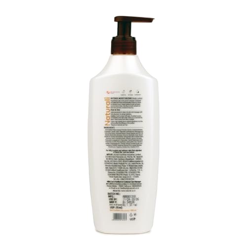 Image of Naturali Intense Moisturisation Body Lotion With Murumuru Butter & Manuka Honey | 48 Hours Deep Moisturisation | Repairs Skin | Paraben & Mineral Oil Free | 400ml