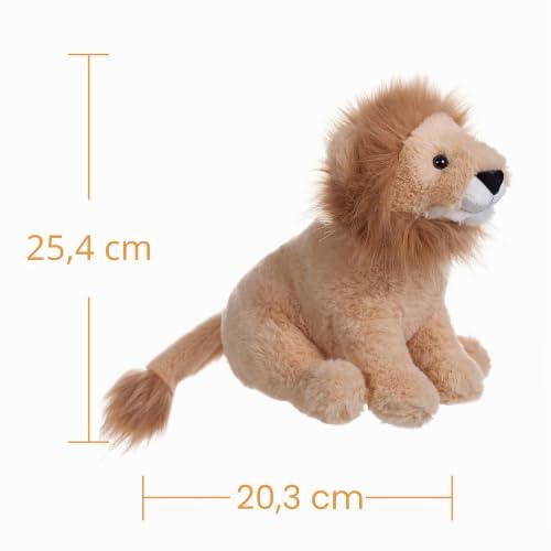 Apricot Lamb Lion en peluche douce pour filles et garçons 25,4 cm – vue 9