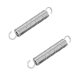 2 Stücke Spannfeder Zugfeder Mit Haken Länge 45mm, Durchmesser 0,6mm, Außendurchmesser 7mm