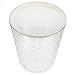 Hohopeti Clear Trash Can Small Rubbish Container Small Clear Trash Bin Plastic Clear Trash Can Kitchen Garbage Can Kitchen Trash Container Drinks Beer Office Simple The Pet White