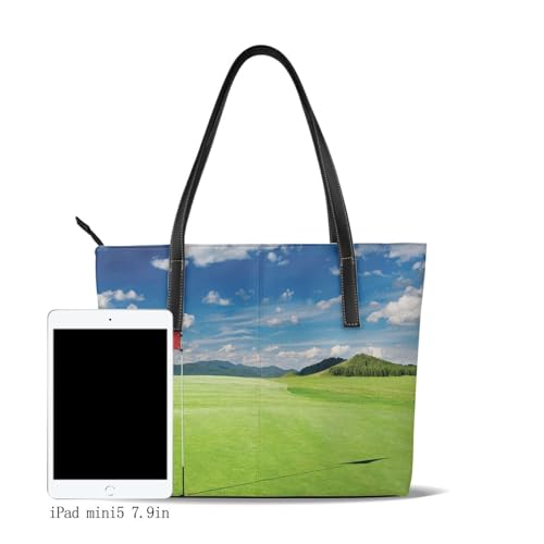 Sac fourre-tout imperméable de luxe en polyuréthane imprimé golf - 3