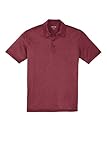 Sport-Tek Heather Contender Polo>L Cardinal Heather ST660