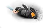 Chicco GoFit Plus Backless Booster Car Seat with LATCH Attachment and Quick-Release LATCH Removal, Portable Travel Booster Seat for children 40-110 lbs. - Avenue/Black & Charcoal Grey