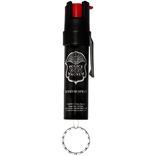 POLICE MAGNUM Maximum Strength Pepper Spray Keychain #TOP22