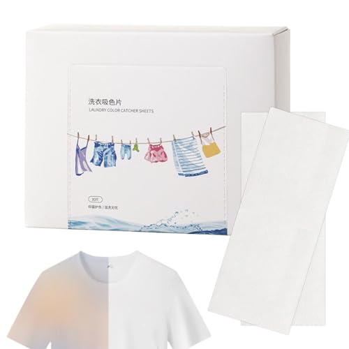ColorSheets - Tapón colorRun, ayuda de lavandería reutilizable, tecnología de bloqueo de tinte, protector de tela suave, suave con la ropa, evita la decoloración, práctico accesorio de lavado