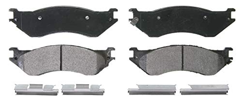 Wagner QS ZX702A Disc Brake Pad Set, Chamfered Edges for Smooth, Quiet Stops, Fits 2001–2008 Dodge Ram 2500